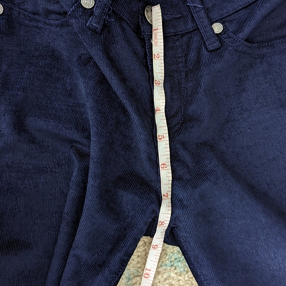 Rock & Republic Blue Corduroy Berlin Jeans, Size 6 - Picture 10 of 11